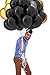 43 Pack Graduation Party Supplies 2018 - Grad Balloons Black, Gold, and Silver Decorations or Decor for College, High School