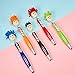 10 Pieces Mop Topper Pens Screen Cleaner Stylus Pens 3-in-1 Stylus Pen Duster for Kids and Adults