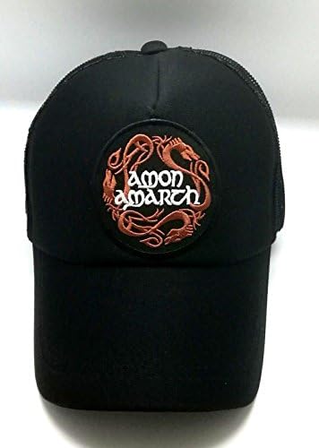 Wasuphand Amon Amarth Funk Punk Skateboard Snapback Hat Music Heavy Metal Unisex Trucker Hat Classic Baseball Hat Unique Trucker Cap