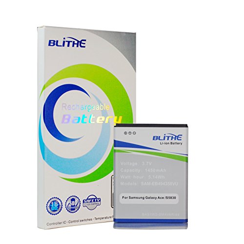 Blithe® real 1450mah 3.7v li-ion battery for samsung g…