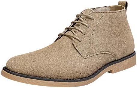 bruno marc new york men's classic original suede leather desert storm chukka boots
