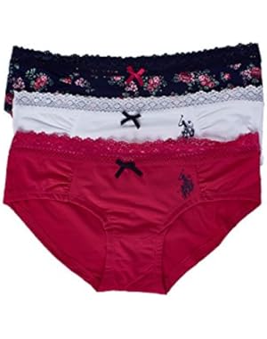 Women's 3 Pack Hi-Cut Brief Panties Set