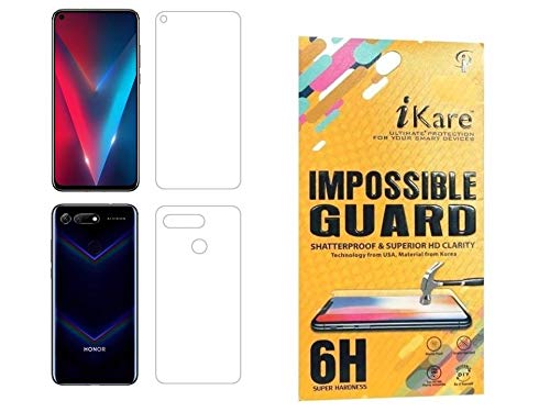 iKare Sajni Creations Transparent Front and Back Tempered Screen Guard for Honor View 20