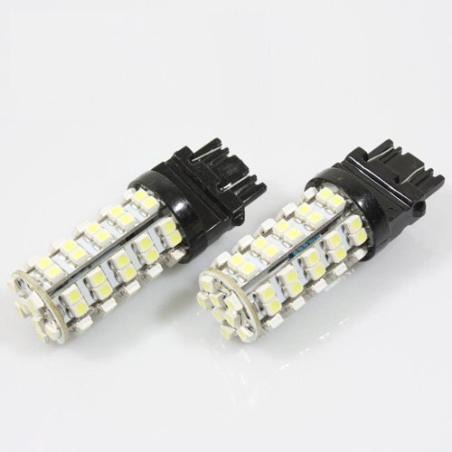 Cutequeen Trading 2pcs Blue Led 68smd 68-smd 3157 3457 3057 4157 Led Turn Signal Lights (Pack of 2)