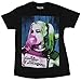 Suicide Squad Harley Quinn Bubble Gum T-Shirt, Black, X-Large