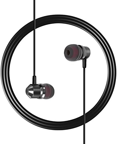 Earbuds Earphones Headphones, Earfly Magnetic Wired Earphones, In-Ear Headphones, Earbuds with Mic, Stereo Headsets, 3.5mm Jack for iPhone 6 6s Plus iPad Note Android Phone Tablet Computer PC (Black)