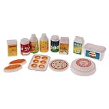 Dovewill 12Pcs/Lot 1:12 Kitchen Dining Drink Miniature Juice Milk Dollhouse Food Dolls Accessories Play Food Toys for Barbie Dolls House Accessories