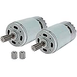 JIARUIXIN 2 Pcs Universal 550 40000RPM Electric Motor RS550 12V Motor Drive Engine Accessory for RC Car Children Ride on Toys Replacement Parts