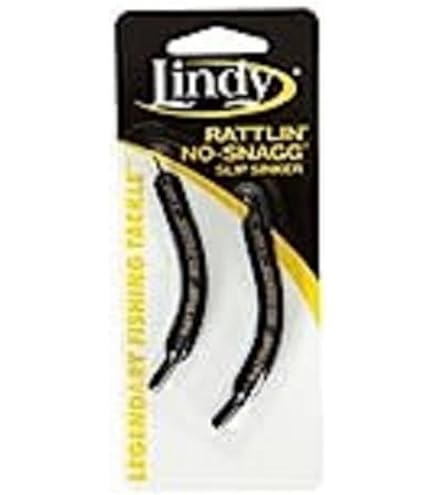 Lot De 2 Plombs Lindy No Snagg – 1/8 Oz – Pour Pêche Au Lancer Ou Carolina