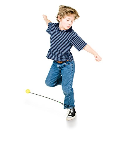 Just Jump It Skipper Ball-Skip Ball Toy - Active Outdoor Youth Fitness Toy - Yellow - Thumbnail 2