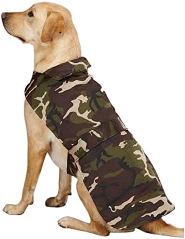 camo dog coat