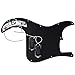 Guitar Prewired Loaded Pickguard for Fender Precison P Bass Part Black