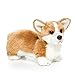 Nat and Jules Standing Small Corgi Dog Children's Plush Stuffed Animal Toy