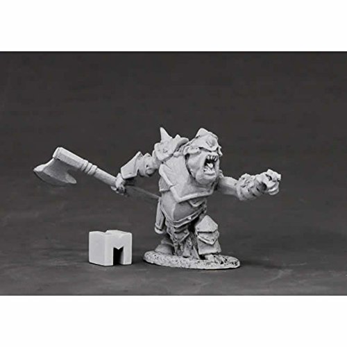 Reaper Miniatures Armored Goblin BossÂ #03852 Dark Heaven Unpainted Metal
