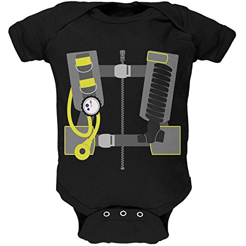 Halloween - Scuba Diver Costume Soft Baby One Piece