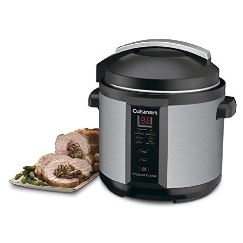 Cuisinart cpc-600 1000-watt 6-quart electric pressure cooker, bru…