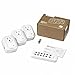 Etekcity Wireless Remote Control Electrical Outlet Switch for Household Appliances, Wireless Remote Light Switch, White (Learning Code, 3Rx-1Tx) (H2)