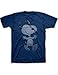 Peanuts Snoopy Hug Men's Navy T-shirt XL