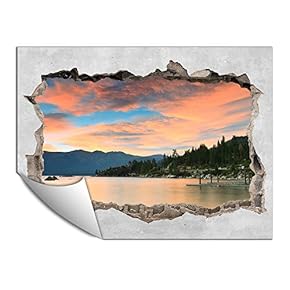 Wall Paper Small Wall Mural Creative 3D Photo Wall Art Removable Wall Decoration for Bedroom Living Room - 24x32 inches