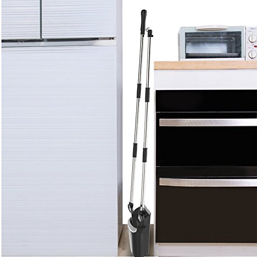 image for URARA Broom and Dustpan Dust Pan and Broom Combo Set/Long Handle Stand
