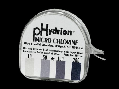 pH Hydrion Chlorine Test Paper, Range: 10-200 PPM