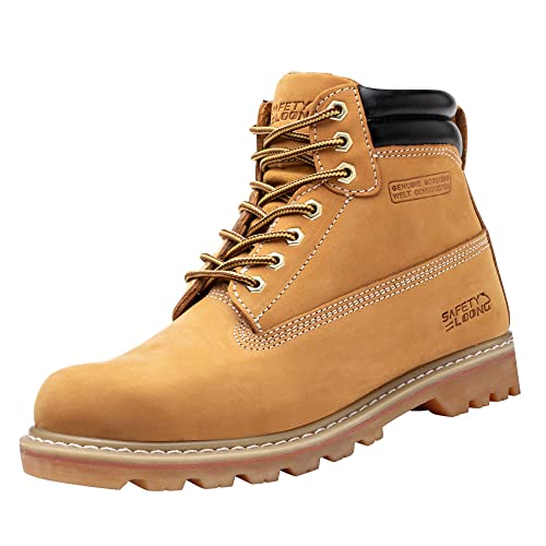 SAFETY LOONG Soft Toe Mens Work Boots