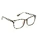 Cyxus Leopard Blue Light Glasses for Woman Reduce Eye Strain UV Protection for Computer Screen 8082T03