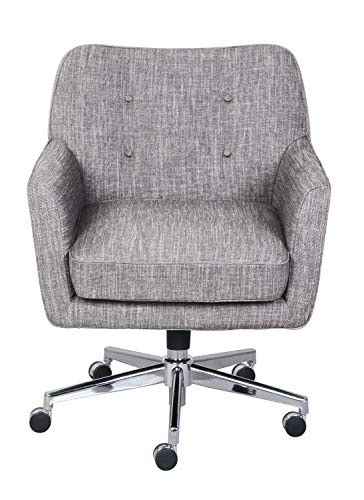 Serta Style Ashland Home Office Chair, Twill Fabric, Gray - Thumbnail 2
