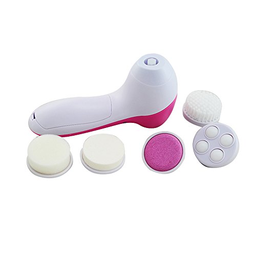 Funwill Essential Face Brush cleansing Exfoliating Scrub Electric Wash Face and Body Set Battery Operated Massager Rid of Acne Kit Beauty Spa Deep Clean Skin Personal Care