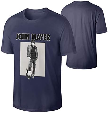 John Mayer Men's Crewneck Ultra Cotton Comfort Short Sleeve Adult T-Shirt