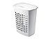 Rubbermaid Large Through-Handle Laundry Basket, Easy Grab Handle, White, Laundry, Storage, Bathroom, Bedroom, Home Closet Clothes Basket 16-ounce