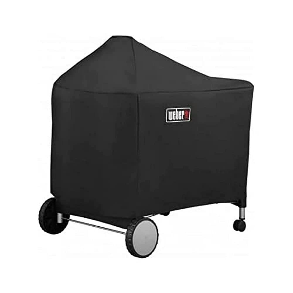 Weber 7146 Luxus Abdeckhaube Premium Protective Cover for Charcoal Grill, black