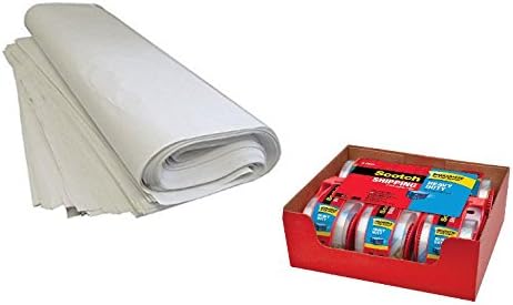 Moving Boxes 24 x 36 Inches Packing Paper 160 Sheets and Packing Tape