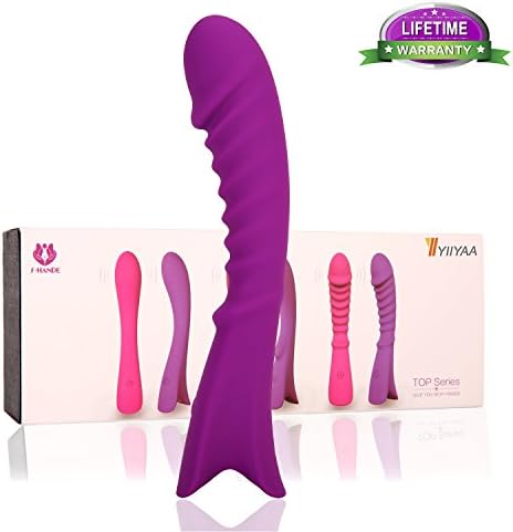 Yiiyaa Women Vibra-tor Personal Wand Massagers Waterproof Silicone 9 Powerful Vibra-tion Modes USB Rechargeable Stimulator Vibra-ting Toy For Couples