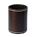 AuroTrends® Round Pens Pencils Holder Pu leather Desk Organizer Office Desk Accessories (Brown)
