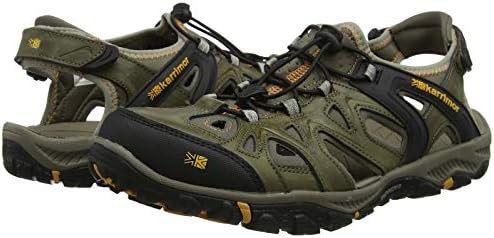 karrimor mens auckland closed toe leather sandals brown