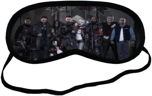 Suicide Squad Deadshot Sleeping Mask Comfortable Face Blindfold Cotton Soft Smooth Eyes Sleeping Mask Easy Carry For Travel or Office