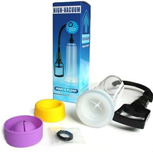 The Premium High-Vacuum Men ED Pump with 3 Soft Sleeves Free Ring