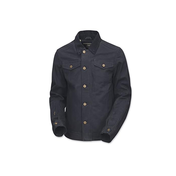 Ramone Black Cotton Duck Jacket, S 