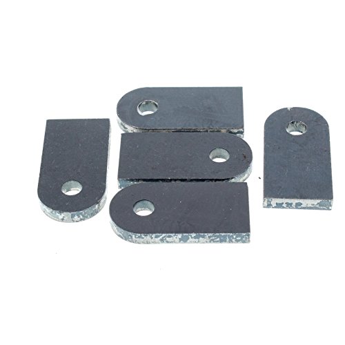 2 Weld+Chassis+Tabs+Inch+Hole