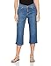 LEE Women's Relaxed Fit Capri Pant, Soar, 16