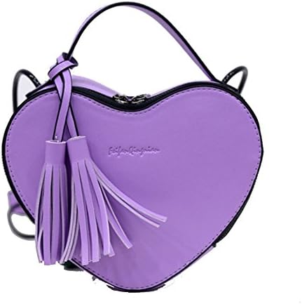 HNYEVE HB1200048C1 2016 PU Leather Korean Style Women's Handbag,Heart-Shaped Kelly Bag