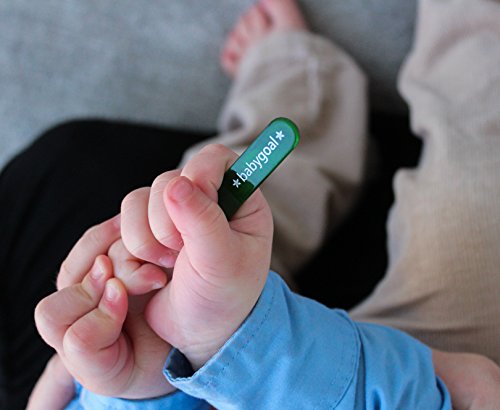 Babygoal Environmental Nail File for Baby, Genuine Czech Float Glass,3 Pack Baby Nail File, Perfect Gift for Newborns, Toddlers, Infant, Babies & Young Children(Baby Gift Set)3NF02-US