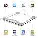 Uten Digital Body Fat Bathroom Scale with BMI High-Precision Smart Weight Scales with Large Backlight 5 Colors LCD Display, Step-On Technology, Round Corner Design and 6MM Glass 400lb Capacity