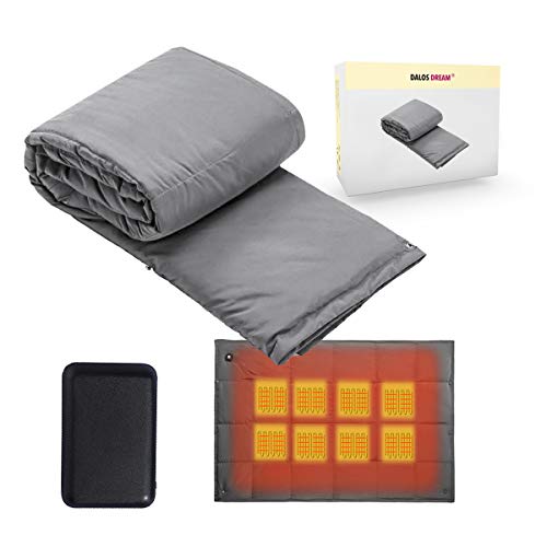 Battery Powered Heated Blanket Throw Super Fast Heating Electric