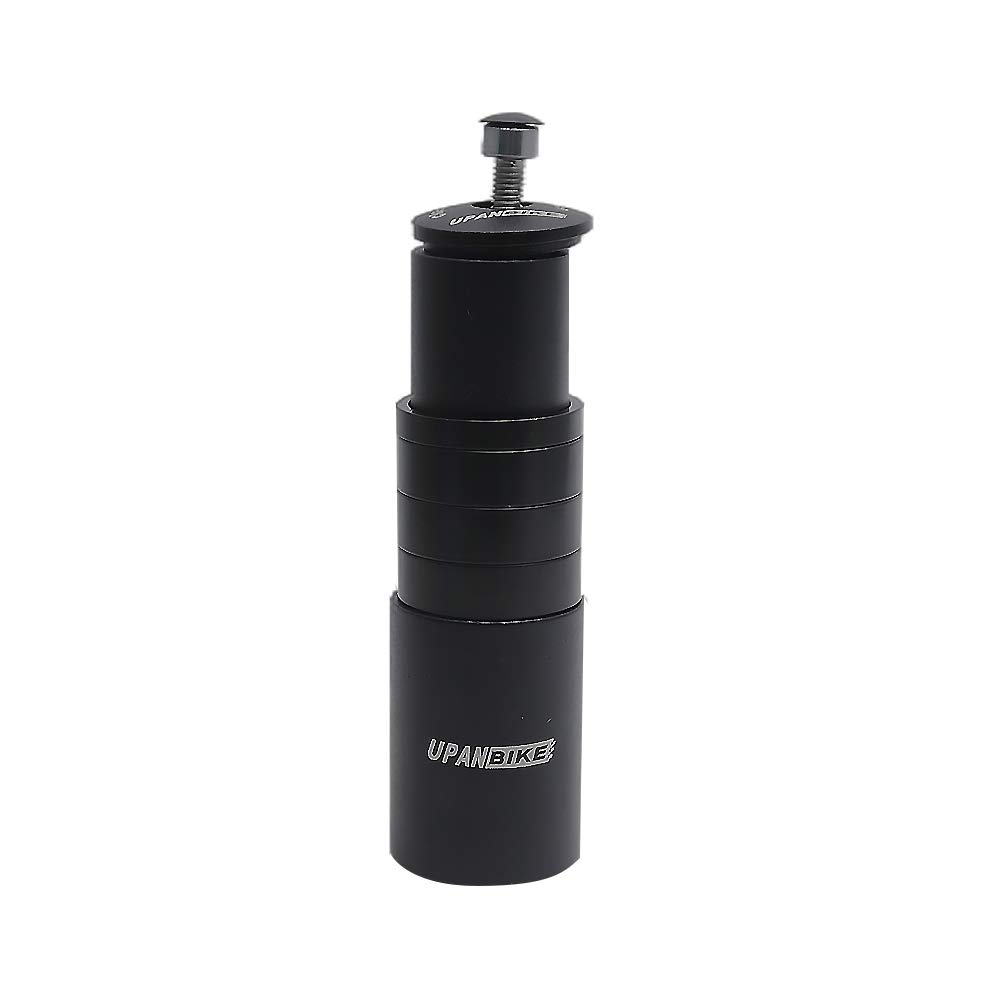 UPANBIKE Bike Bicycle Head Handlebar Stem Raiser Extender 28.6mm For Mountain Bike, Road Bike, MTB, BMX, Fixie (Black)