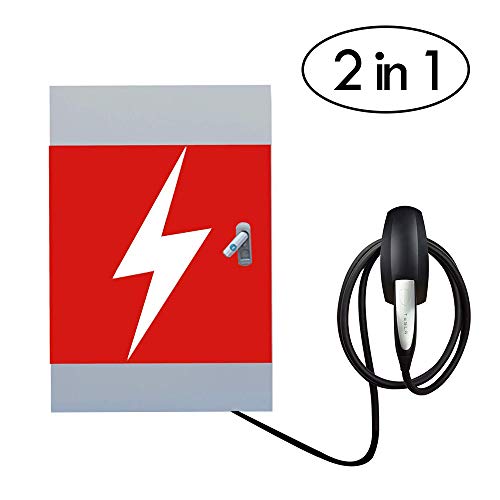 BMZX Charger Box Distribution Storage Box, Wall Mounting Connector Protective Metal Box for Tesla Model S Model X Model 3 - Thumbnail 6