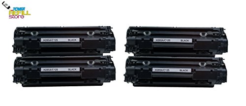 Toner Refill Store Compatible Toner Cartridge Replacement for the HP CE285A. (Black, 4-Pack)
