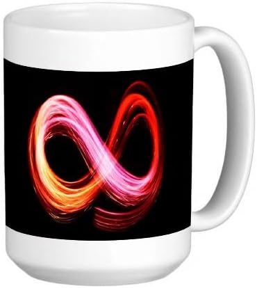 Cool Infinity Print 15 ounce Ceramic Coffee Mug Tea Cup