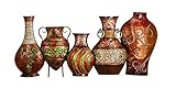 Deco 79 Metal Vase Wall Decor, 17 by 38" (Kitchen)